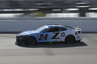 William Byron (24) during the Enjoy Illinois 300 at WWT Raceway. Source: Imagn